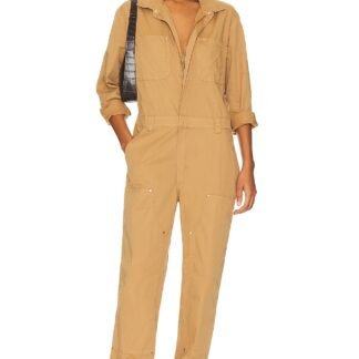 Abigail Long Sleeve Carpenter Jumpsuit