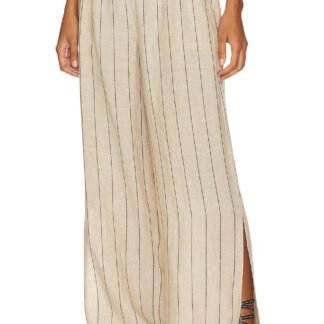 Side Slit Wide Leg Pant