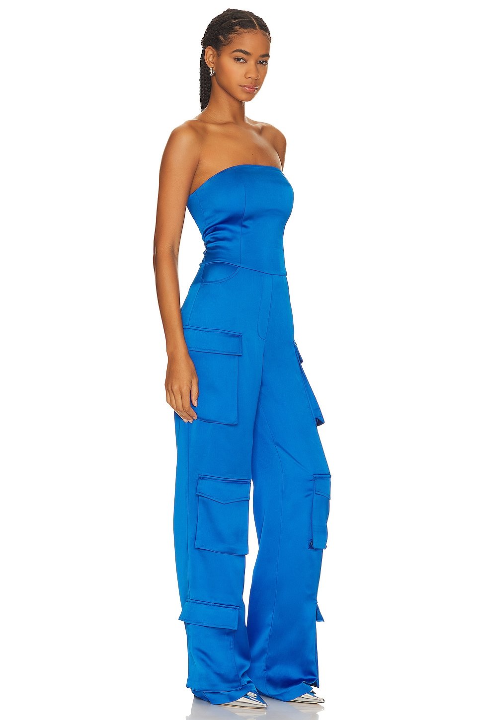 Strapless Pocket Detailed Jumpsuit - Image 2