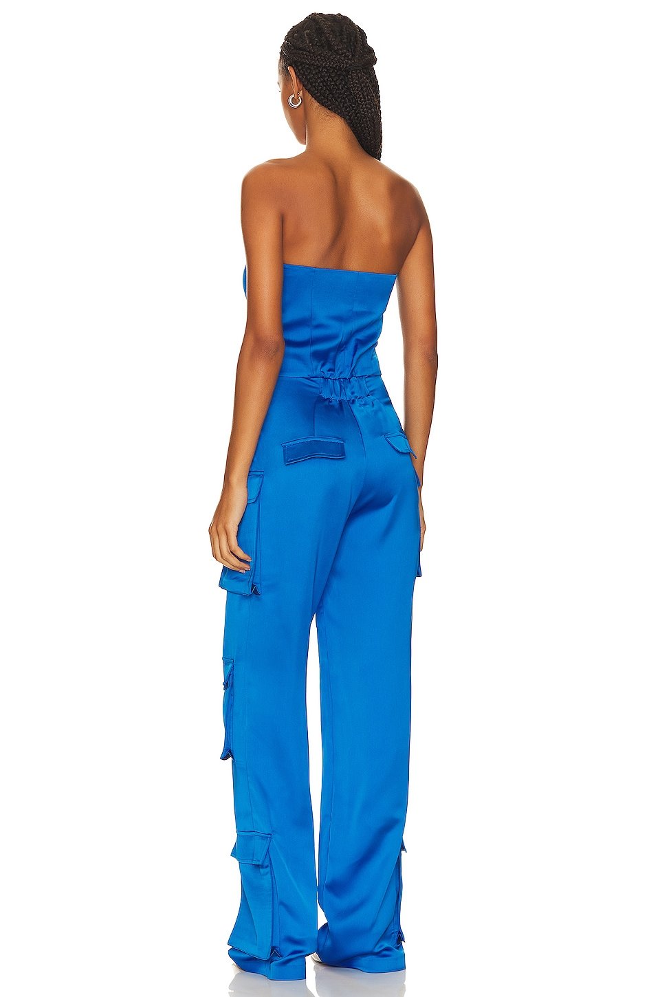 Strapless Pocket Detailed Jumpsuit - Image 3