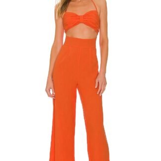x REVOLVE Boat Linen Jumpsuit
