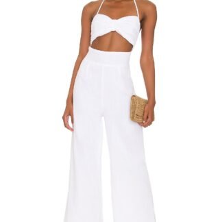 x REVOLVE Boat Linen Jumpsuit