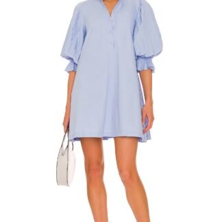 Focus Pleat Smock Mini Dress