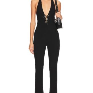 Dela Lace Up Jumpsuit