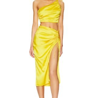 Kristy Ruched Skirt Set