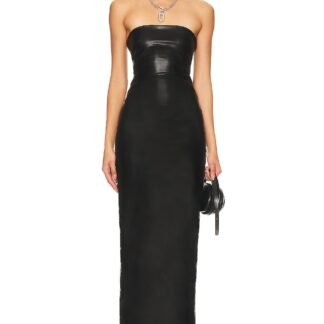 Alexandra Faux Leather Dress