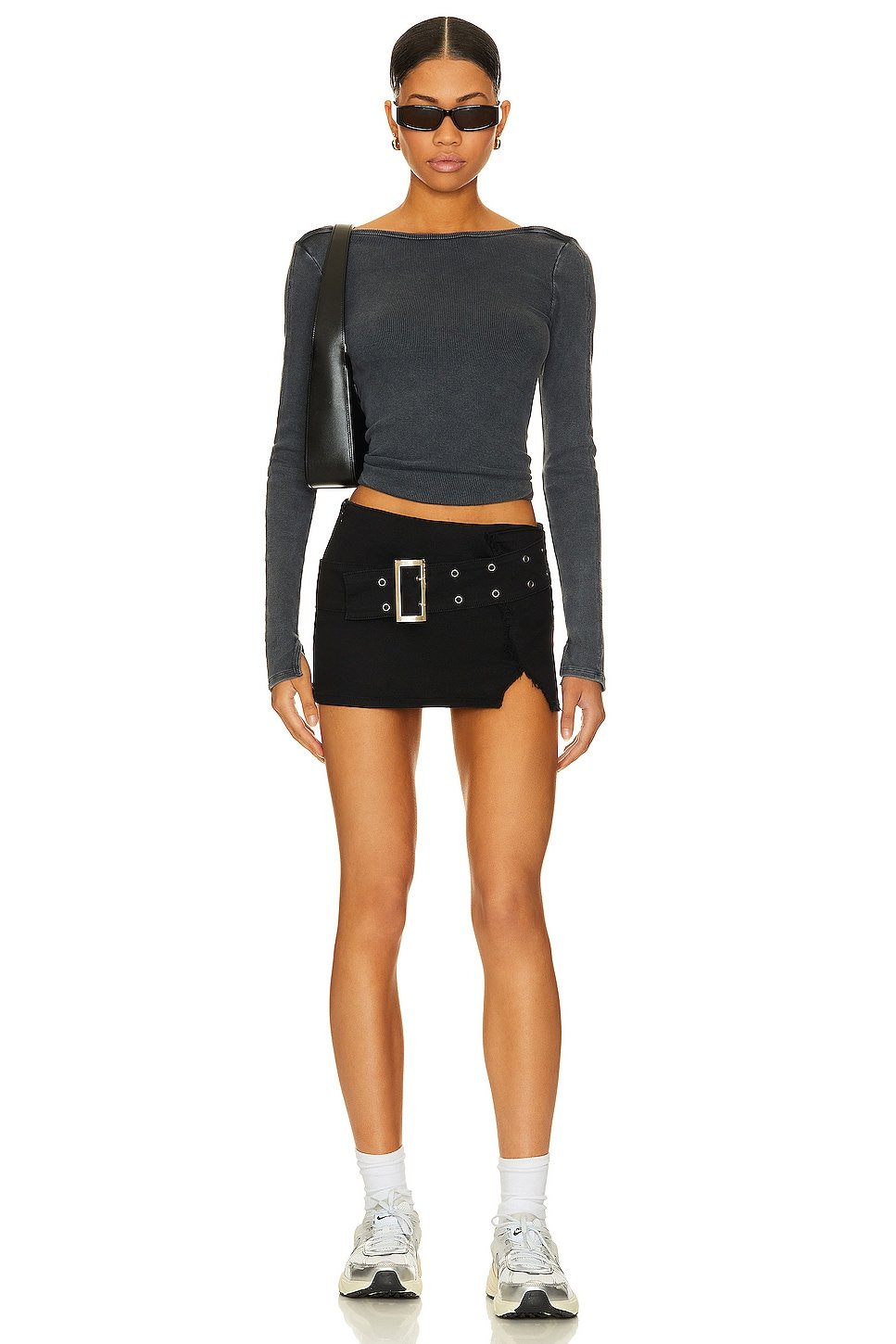 Cadha Belted Mini Skirt - Image 4