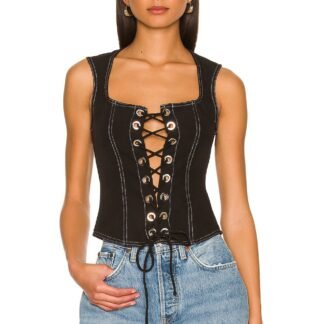 Jayda Lace Up Top