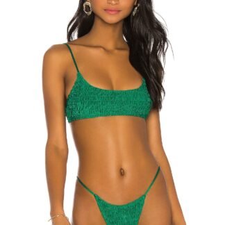 Olivia Smocked Bikini Top