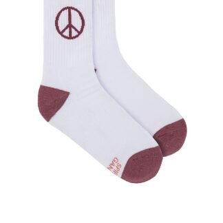 Peace Sign Crew Sock