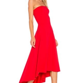 Strapless Hi Low Dress