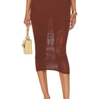 Sachi O Ring Midi Skirt