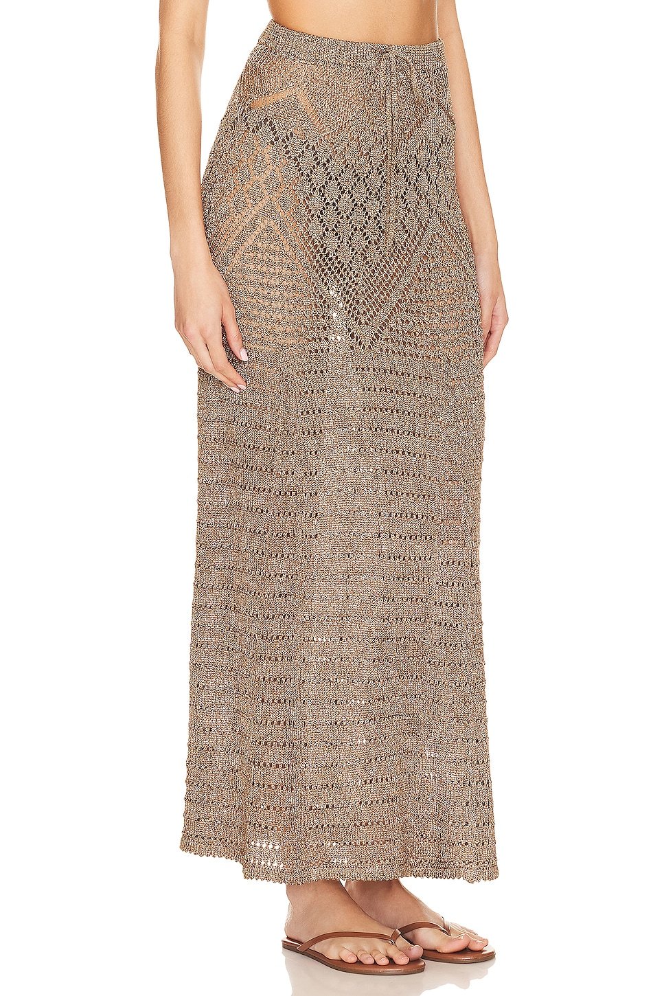 Rhosa Metallic Skirt - Image 2