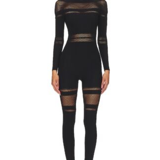 Net Lines Jumpsuit