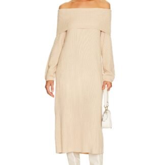 Off The Shoulder Sweater Dress