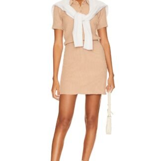 Cable Knit Polo Dress