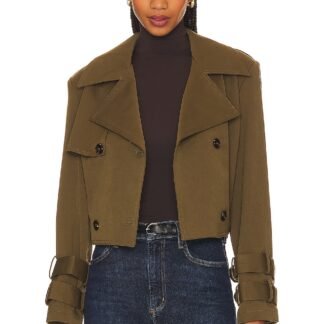 Cropped Trench Coat