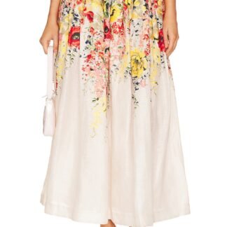 Alight Basque Midi Skirt